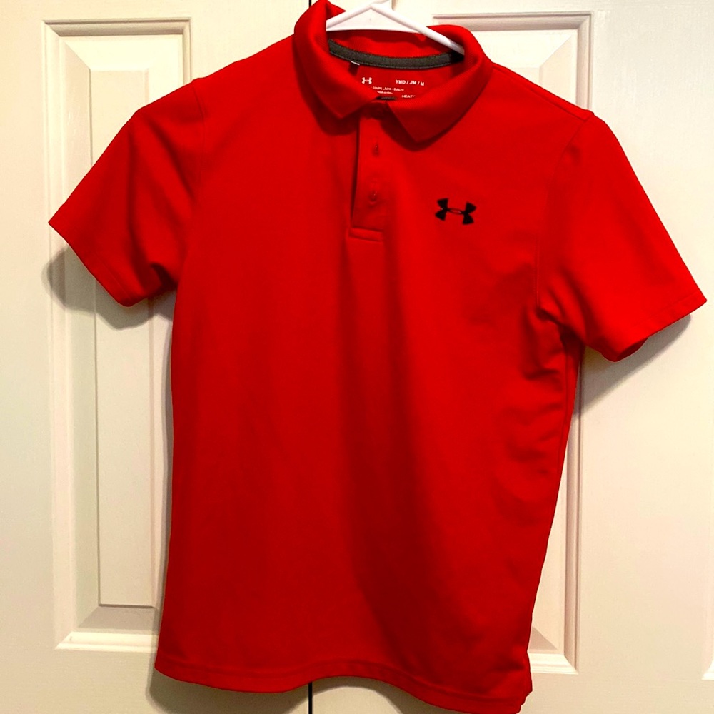 Under Armour polo red